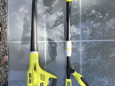 Ryobi 18v Hybrid Leafblower & String Trimmer