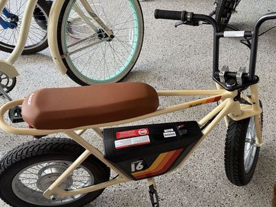 Razor Rambler 16 Electric Mini Bike - Retro Style