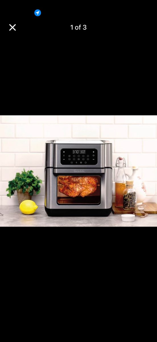 Sur la table Power Air Fryer 13qt- Stainless Steel, Digital Display