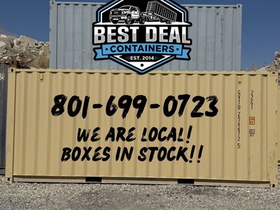 20’ ONE TRIP SHIPPING CONTAINERS