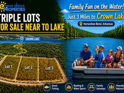 1.05 Acre Land for Sale in Arkansas Near to Lake