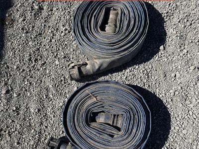 3-Inch Heavy-Duty Irrigation Lay-Flat Hose with Clamps & Fittings