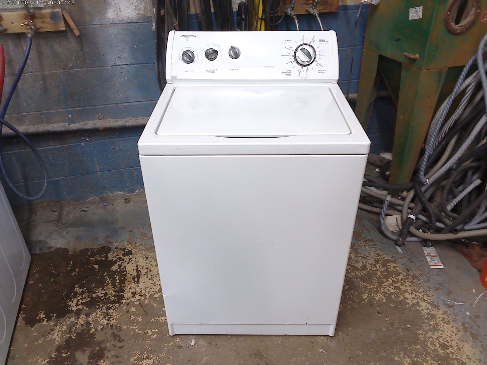Whirlpool top load washers