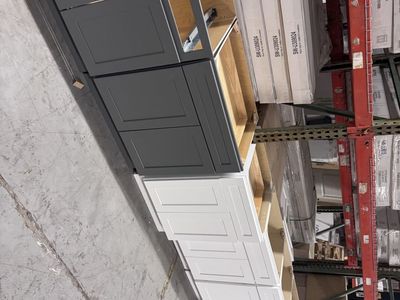 Shaker Gray Cabinet Blowout Sale — Only $100 Each While Supplies Last