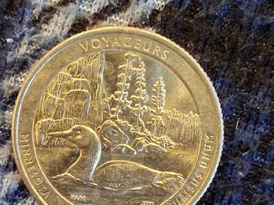 2018 Voyageurs National Park Minnesota Quarter Coin - America the Beautiful Series