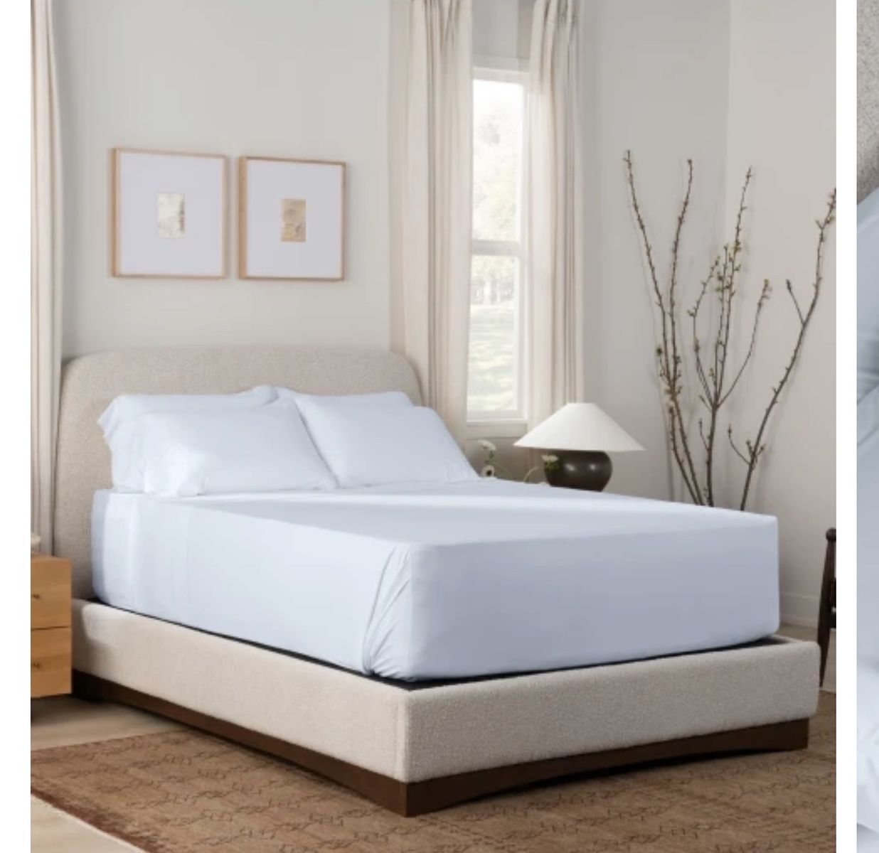 Mist Blue King sheet set by Purple mattress