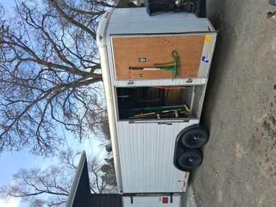 concrete trailer/tools and lumber