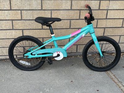 Awesome Cannondale 16” wheel kids bike super light , new seat