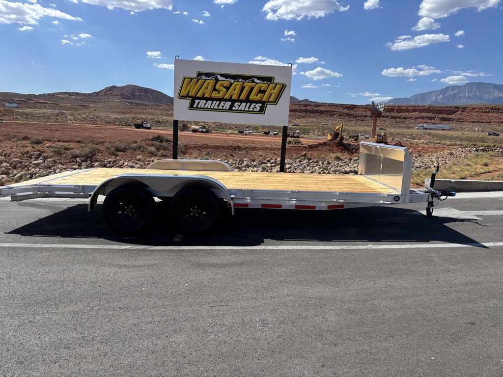 2026 Baughman Products 7X18 7K Flatbed Car Hauler with Dovetail