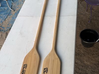 Pair of Propel Paddle Gear 48-Inch Wood Canoe Paddles