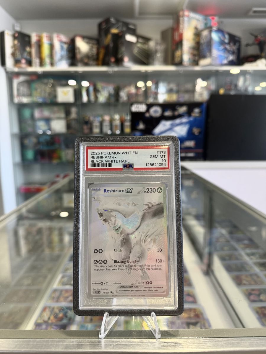 Pokemon TCG Reshiram ex 173/086 Sv: White Flare Holo PSA 10 Black White Rare