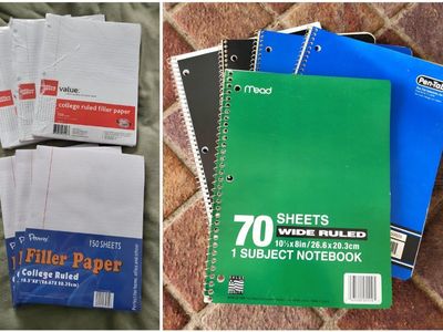**NEW FILLER PAPER & NOTEBOOKS LOT**
