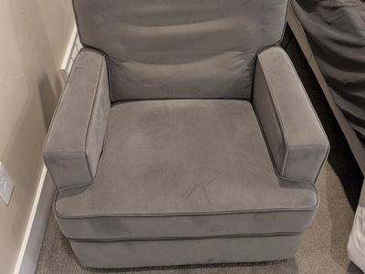 Grey Rocking Swivel Recliner