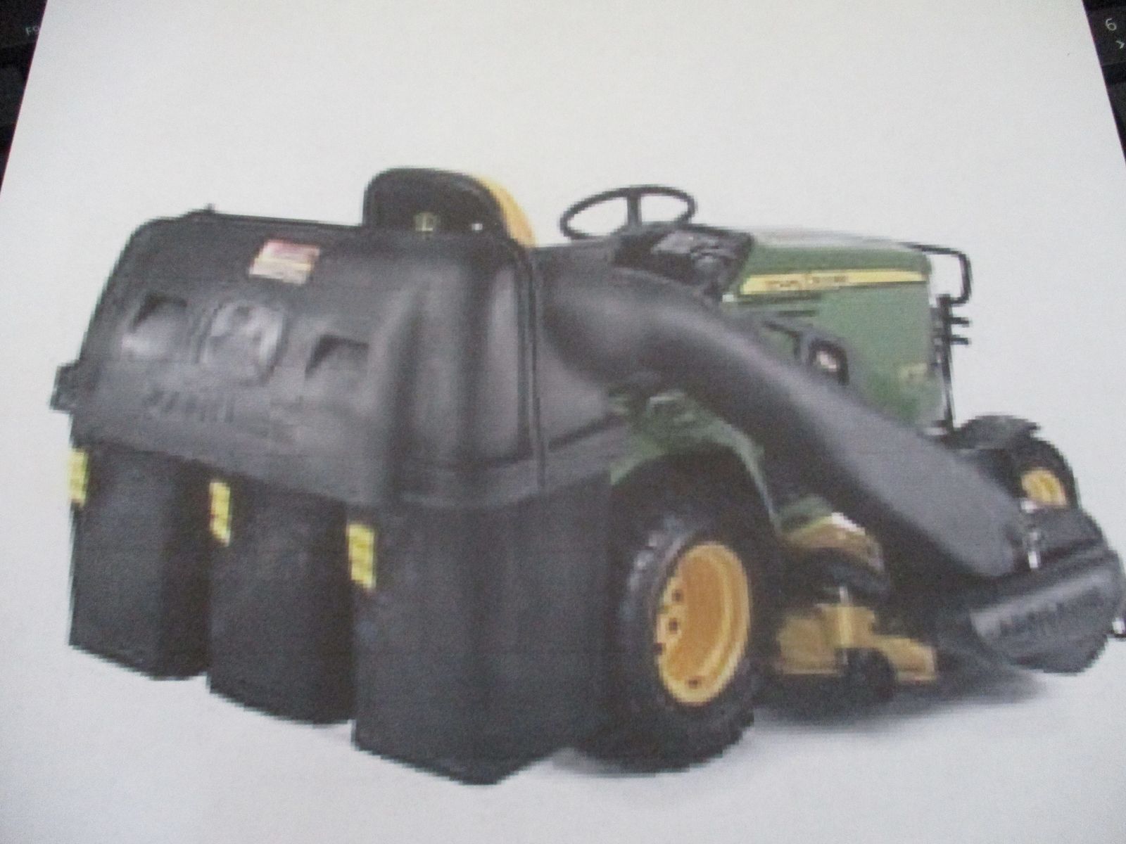 John deere X700 series triple bagger,