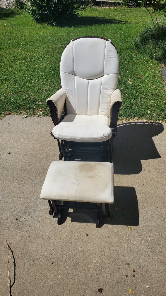 Glider and ottoman 
