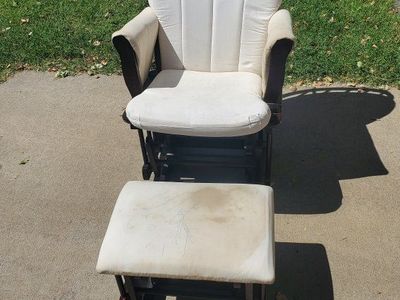 Glider and ottoman