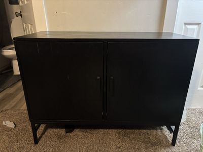 Black cabinet