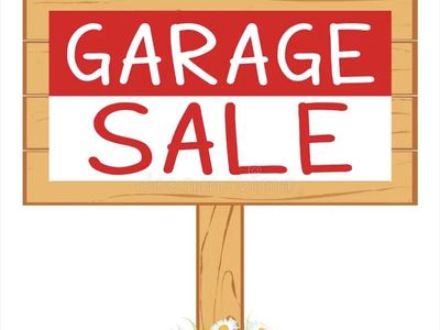 Garage Sale Announcement