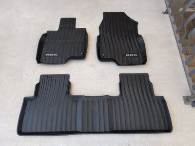 Acura RDX All-Weather Rubber Floor Mats Set - Front & Rear