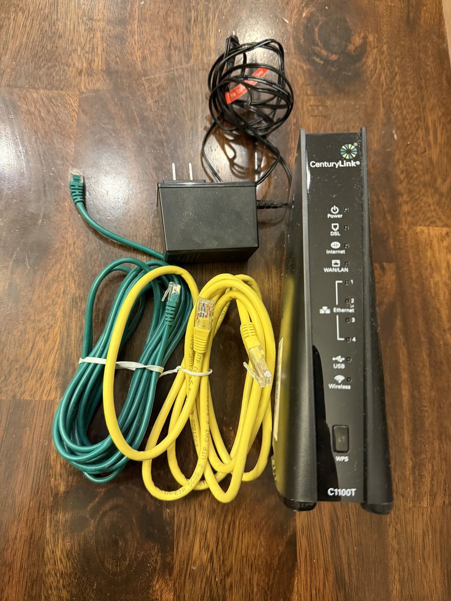 Century Link Modem C1100T DSL Gateway and WiFi Router