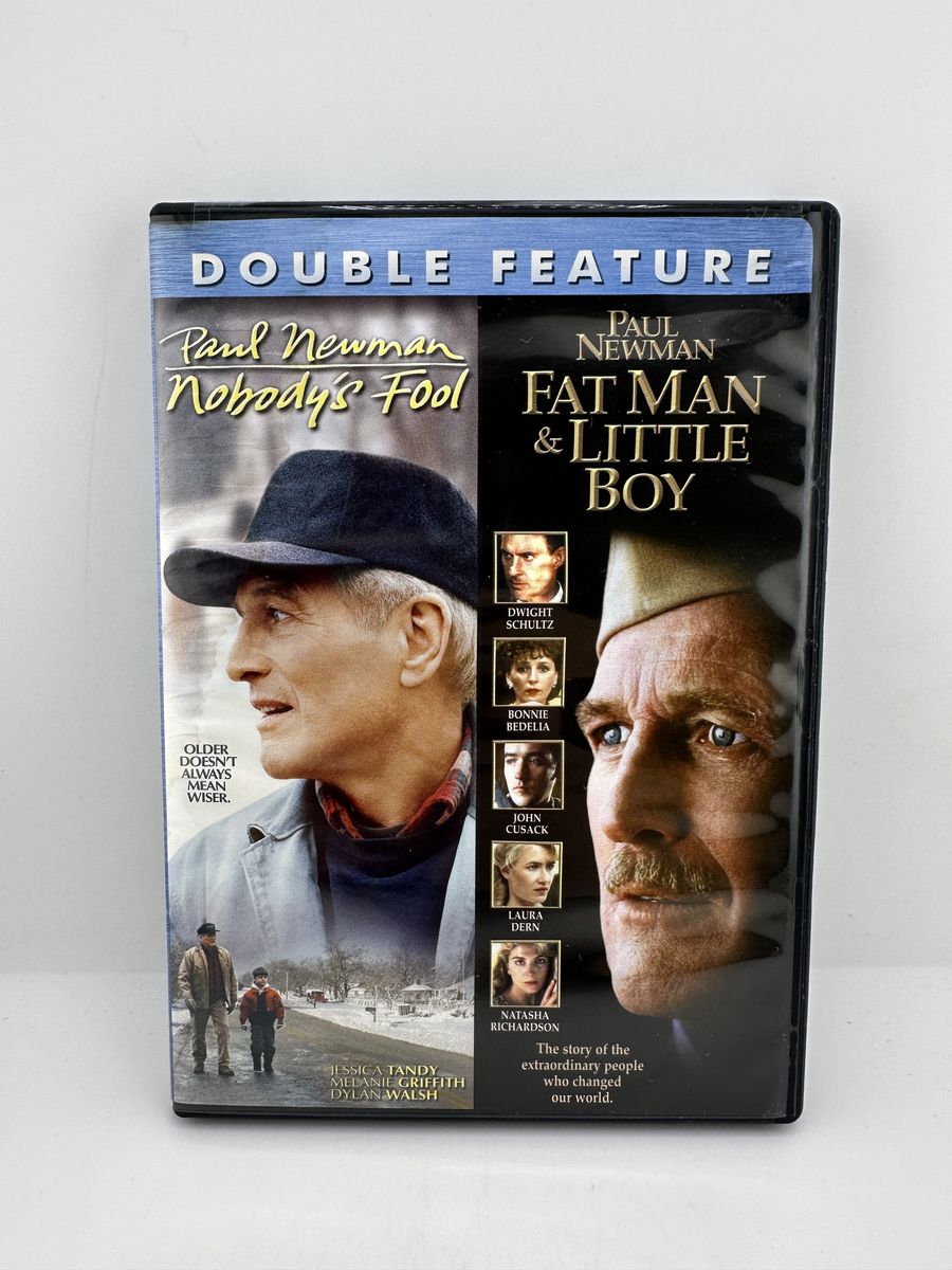 Paul Newman Double Feature DVD Nobody's Fool Fat Man & Little Boy Widescreen