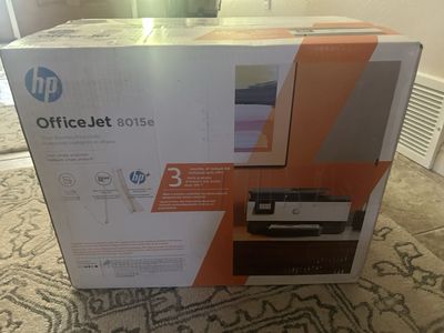 HP OfficeJet 8015e Wireless All-in-One Inkjet Printer, New in Box