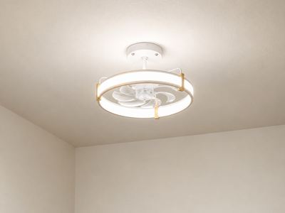 Selling a 20-inch modern LED ceiling fan with light in excellent condition.