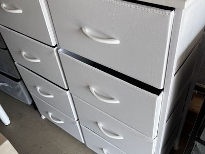 White, 8 drawer organizer