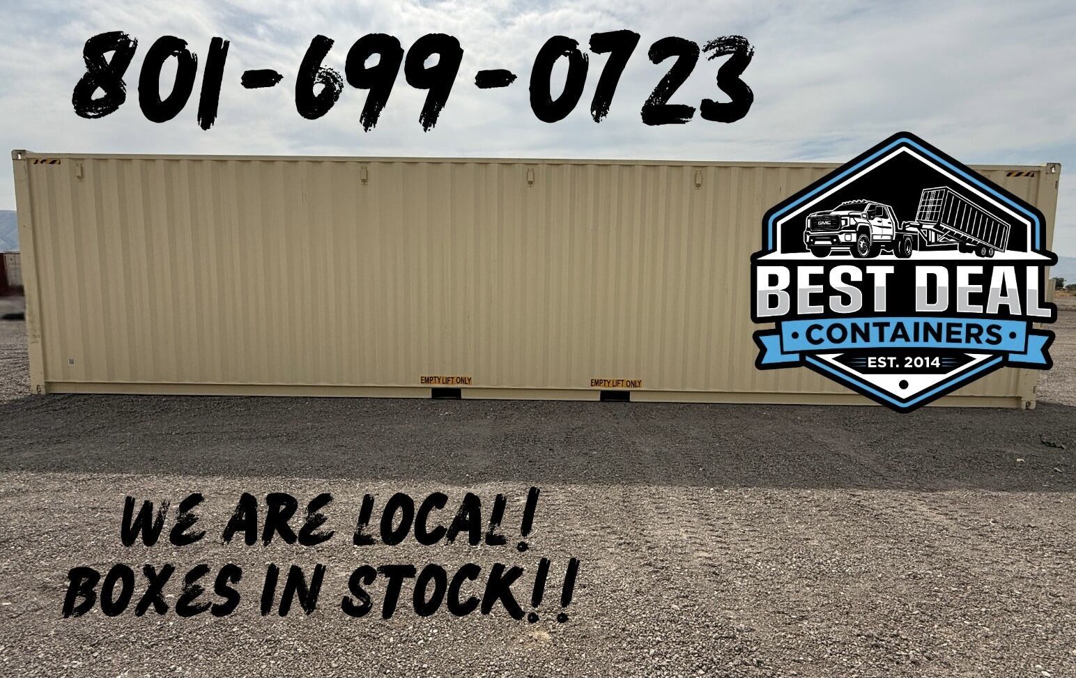 40' High Cube Shipping Containers -Modifications Available!