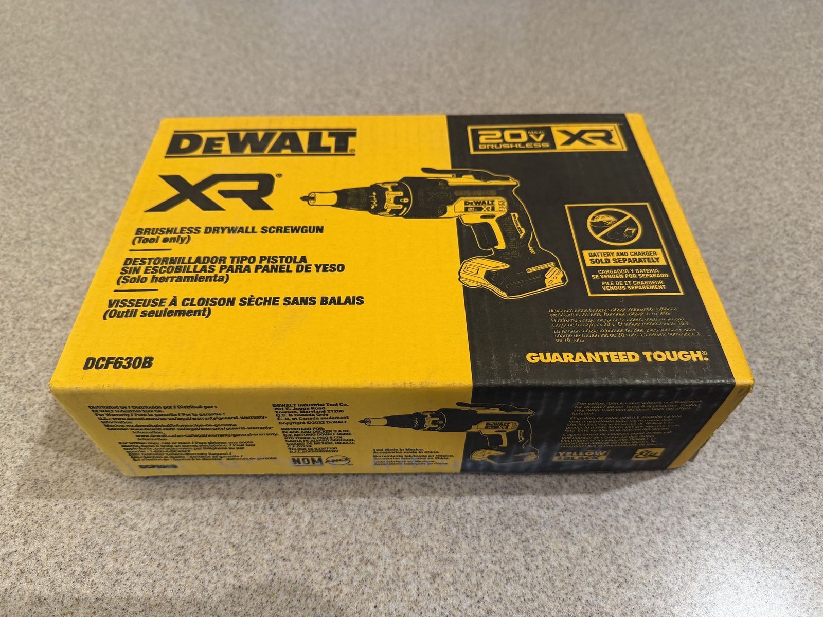 Brand new Dewalt 20V XR Screwgun, tool only