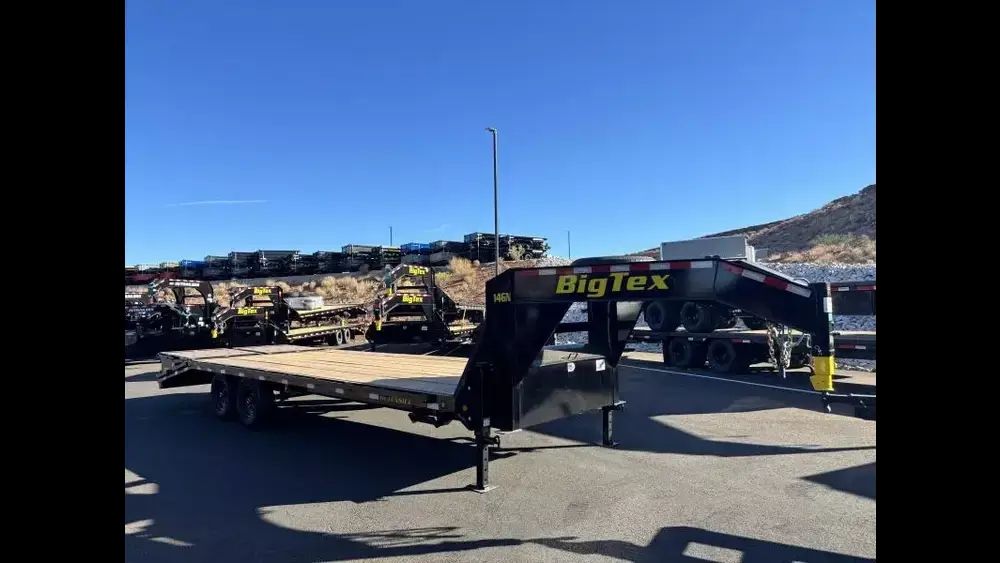 2026 Big Tex Trailers 8.5x25 Gooseneck FlatBed 15.