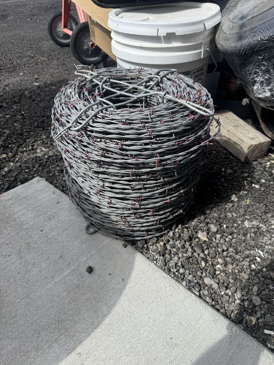 Barbed Wire Roll - New, Galvanized, Durable Fencing Solution