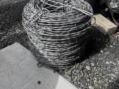Barbed Wire Roll - New, Galvanized, Durable Fencing Solution