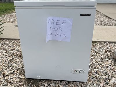 Free Broken Chest Freezer for Parts or Repair