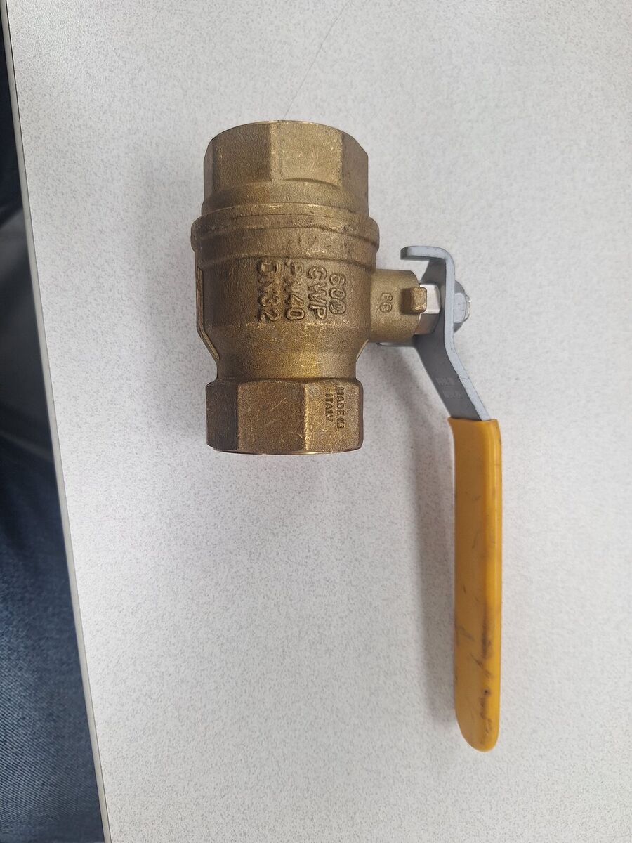 1 1/4" Brass Ball Valve