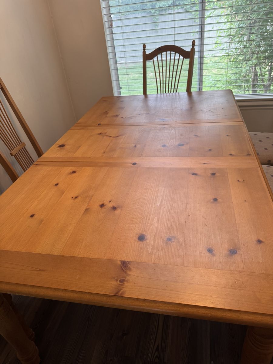 Moving. Too much furniture to take. Oak dining table