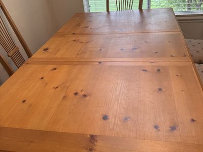 Moving. Too much furniture to take. Oak dining table