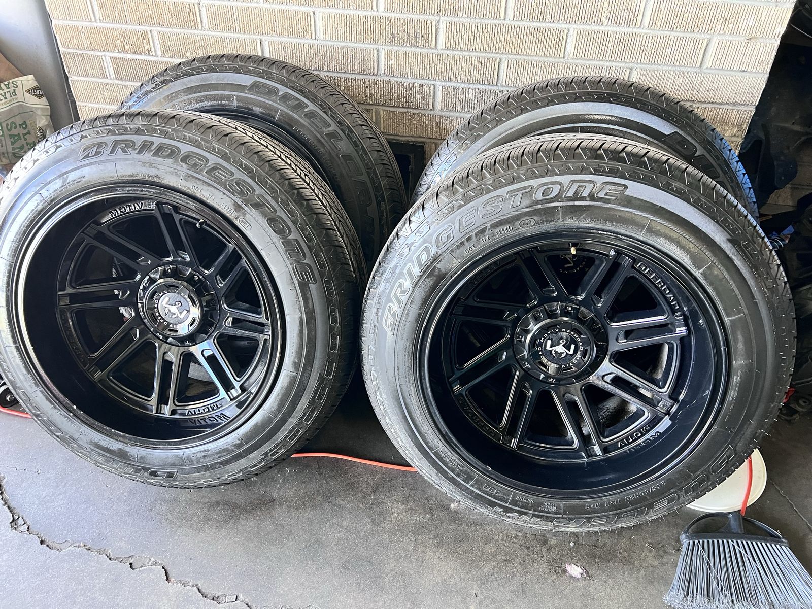20x12 Wheels 6x5.5 And 6x135 Chevy Ford New Tires