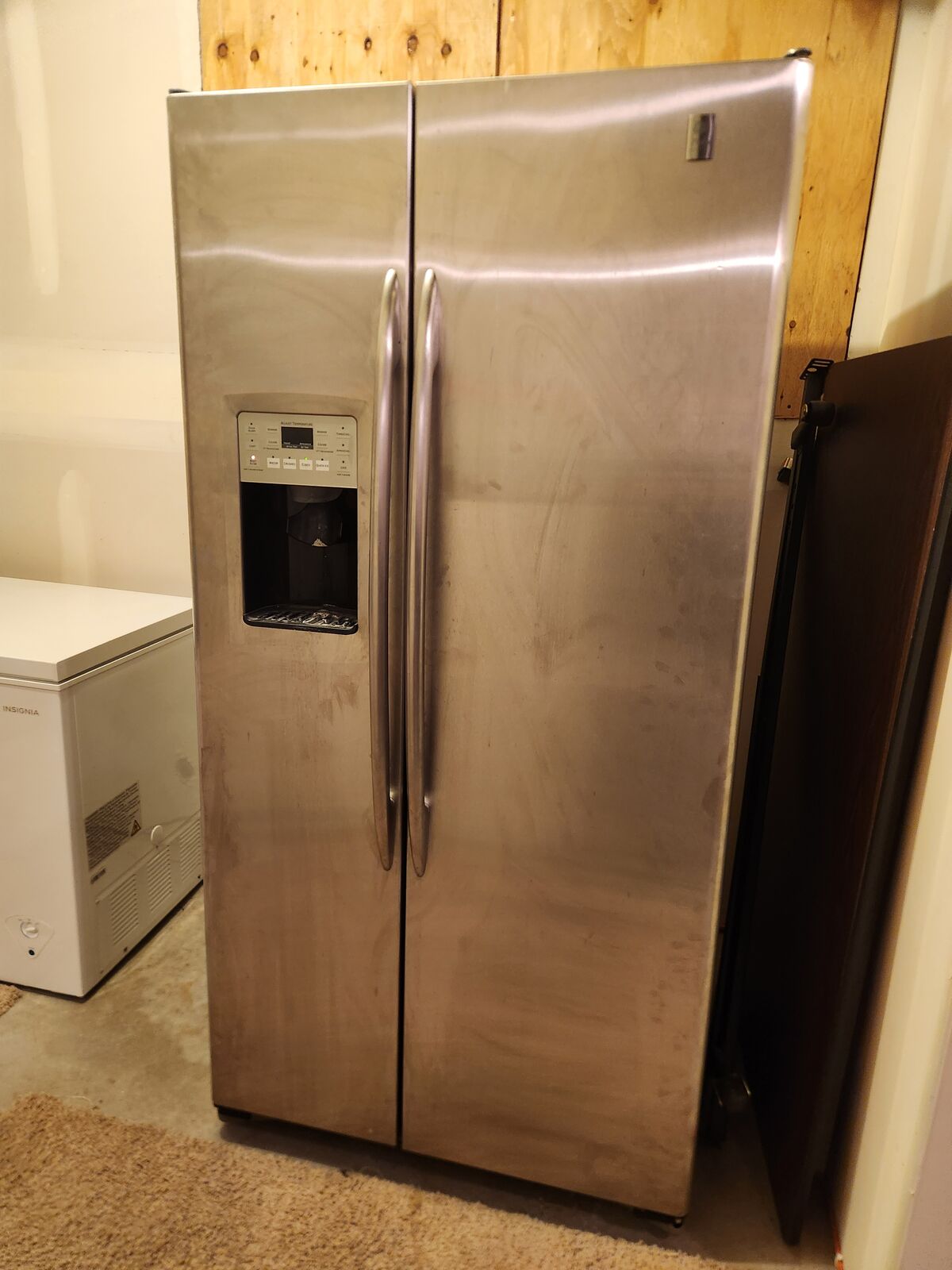 GE ProfileTM Counter-depth 24.6 Cu. Ft. Stainless Side-by-Side Refrigerator PSC25MSWASS