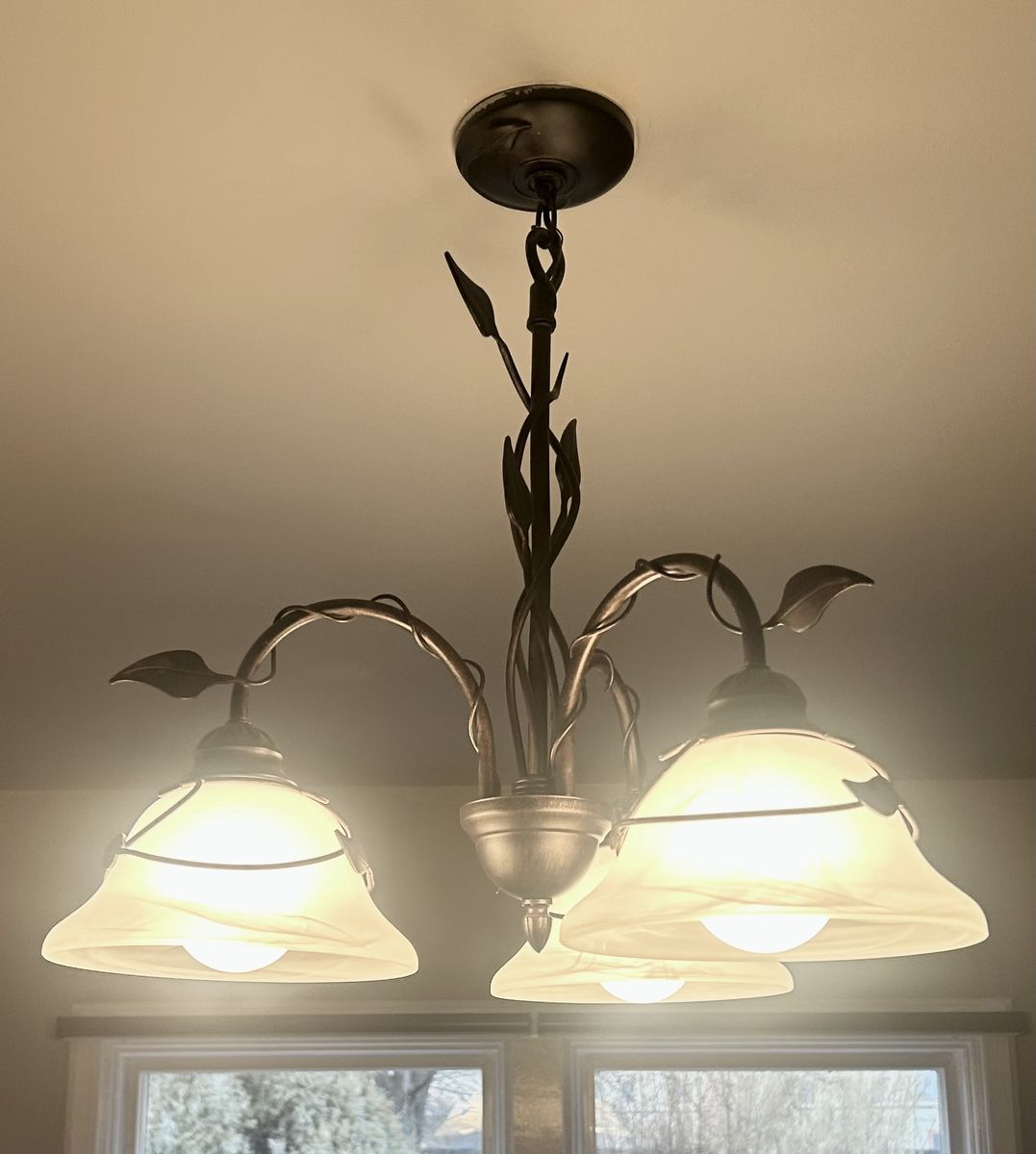 Elegant Three-Light Chandelier