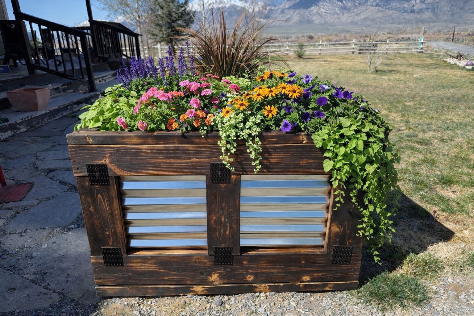 Rustic Planter Boxesperfrct Mothers Day Gift