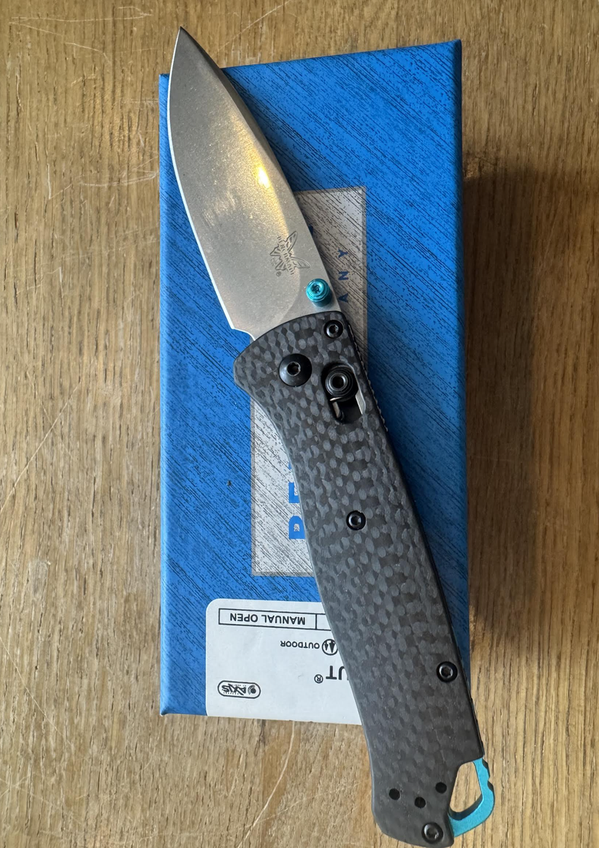 Carbon Fiber Benchmade Bugout Knife