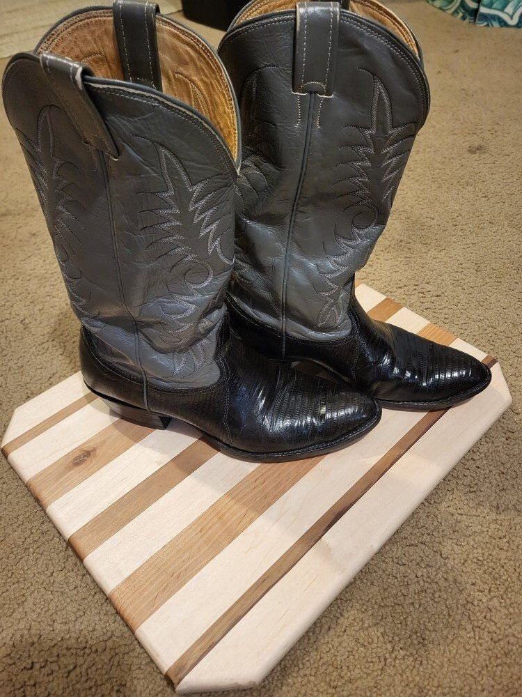 Vintage Nocona Lizard Skin Cowboy Boots