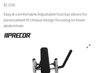 Precor V-Crunch AB103 Commercial Abdominal Trainer Machine