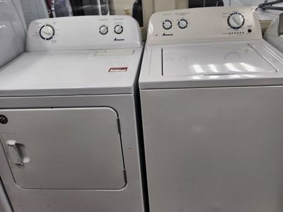 NICE AMANA TOPLOAD WASHER & ELECTRIC DRYER SET! W-WARRANTY