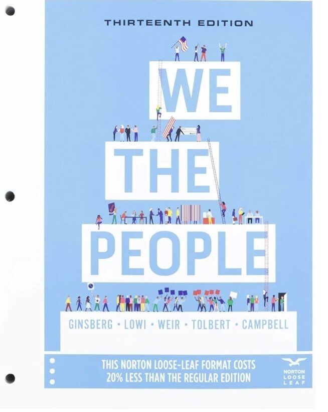 New We The People Thirteenth Edition Book Ginsberg