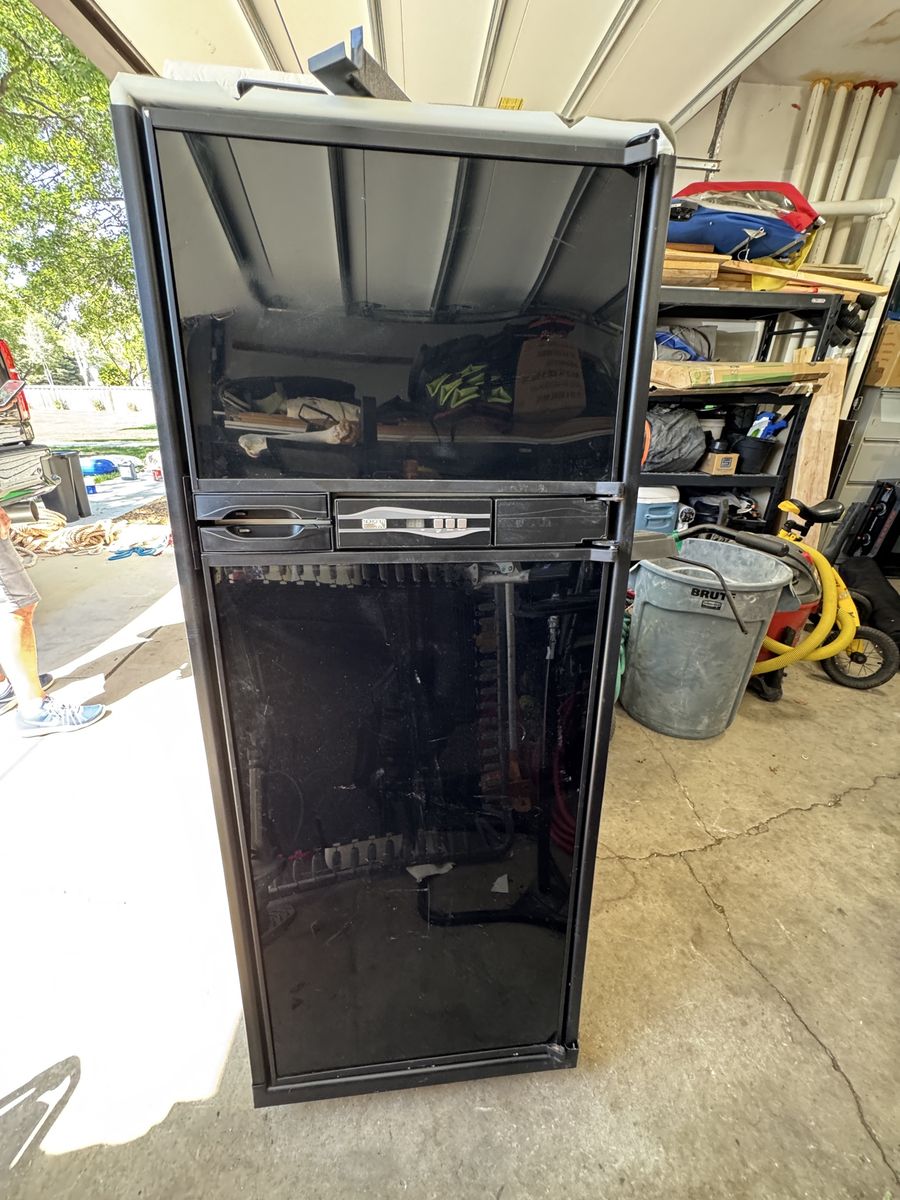Norcold N841 RV Refrigerator 2-Way LP Gas / 120VAC Black RV Fridge