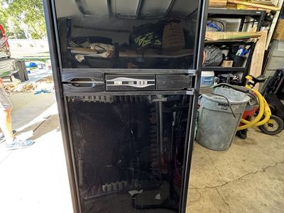 Norcold N841 RV Refrigerator 2-Way LP Gas / 120VAC Black RV Fridge