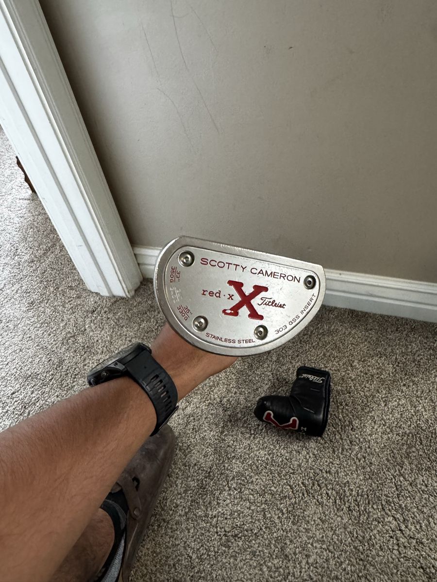 Scotty Cameron Titleist Red X Putter 35”
