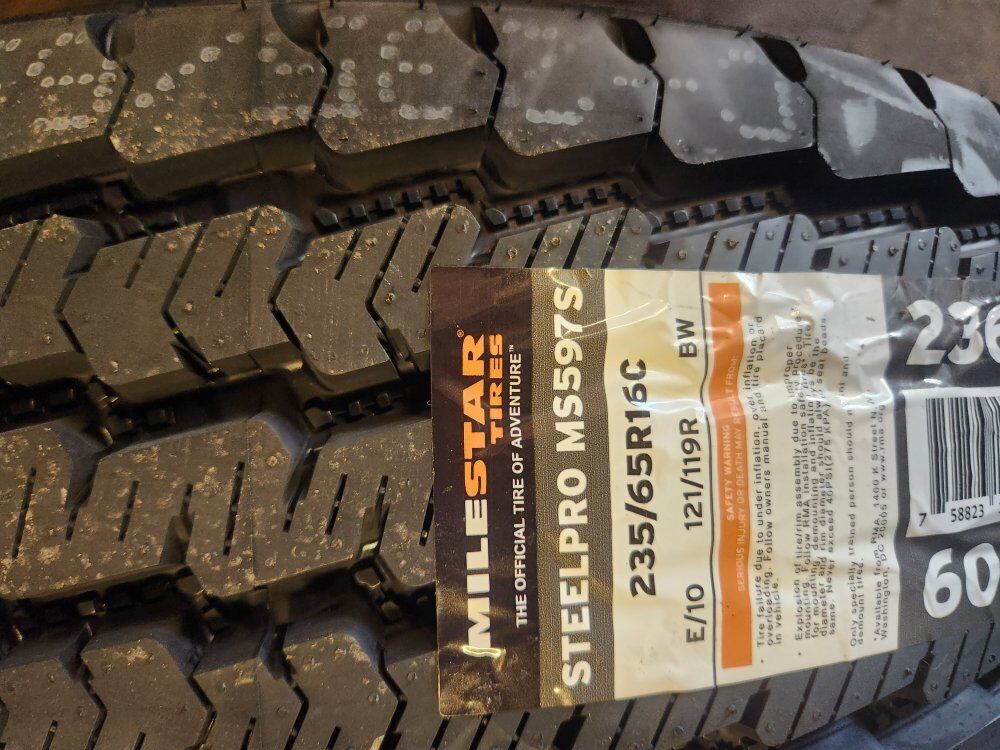 235/65r16 milestar steelpro
